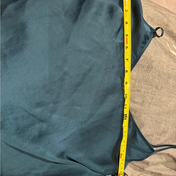 Aritzia Wilfred Slip Dress in Teal - Picture 7 of 9